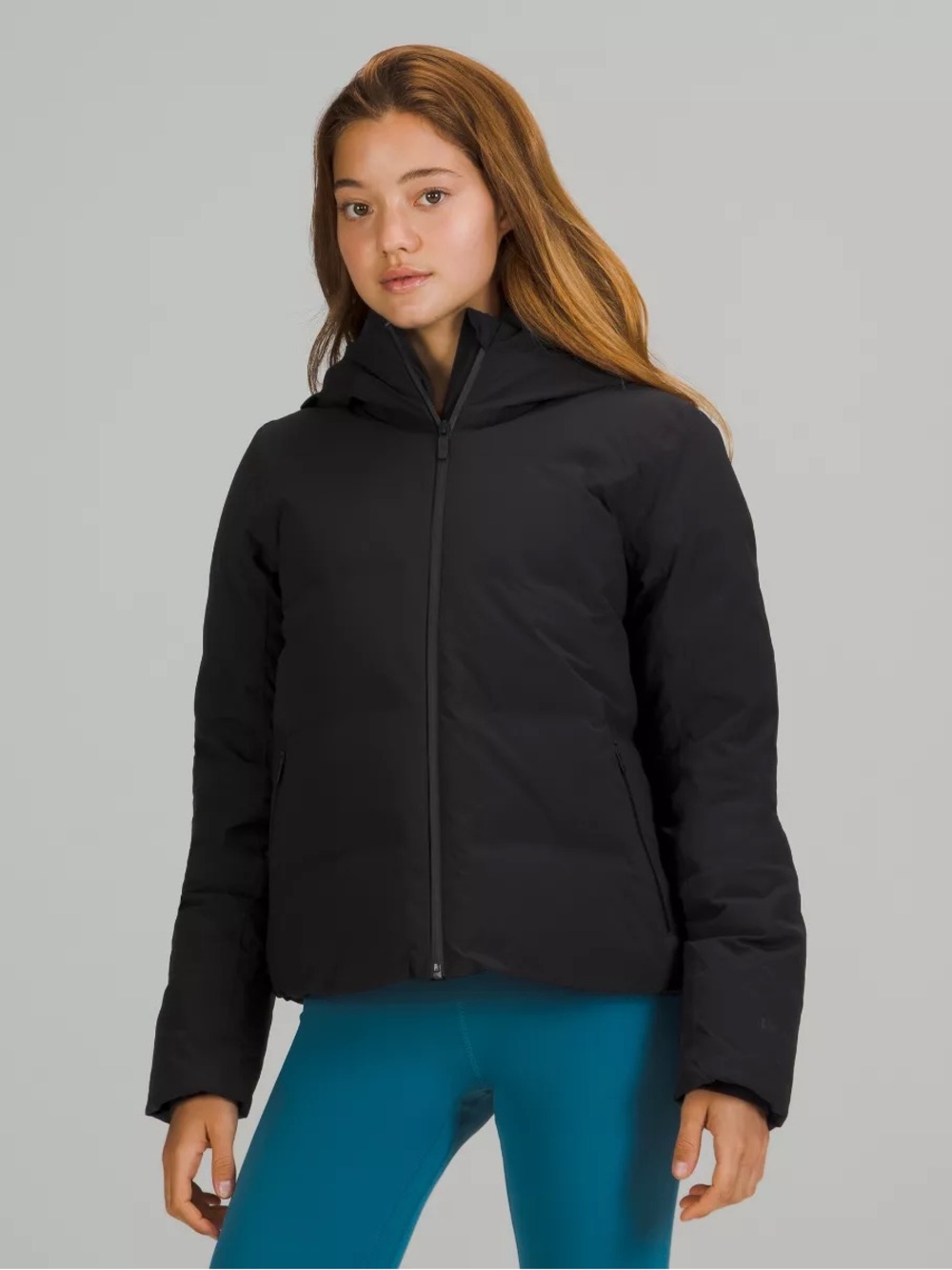 lululemon Black slush hour Hooded Puffer Jacket